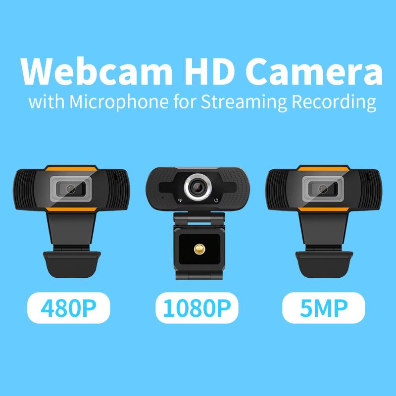 

Mini Webcam Convenient Live Broadcast 1080p Camera With Microphone Digital USB Video Recorder for Home Office PC Computer