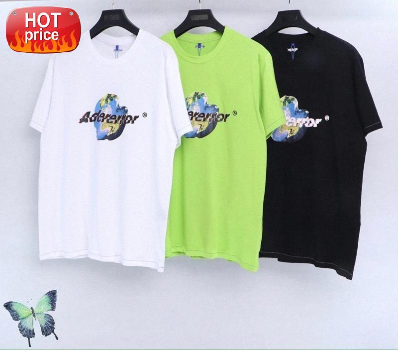 

Ader Error Earth Printing T Shirt ADER High Quality 100%Cotton T-shirts Men Women Classic Washed T-shirt #dW0e, White;black