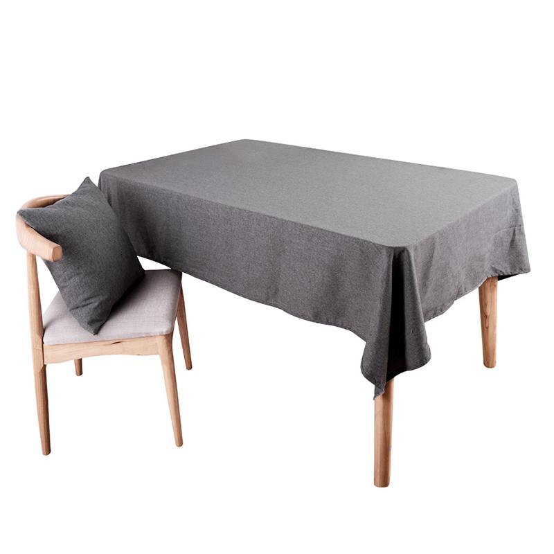 

Waterproof Oil-proof Tablecloth Solid Color Linen Desk Cloth Table Cover For Dining Room Hotel Banquet Home Kitchen Mat Simple, Green