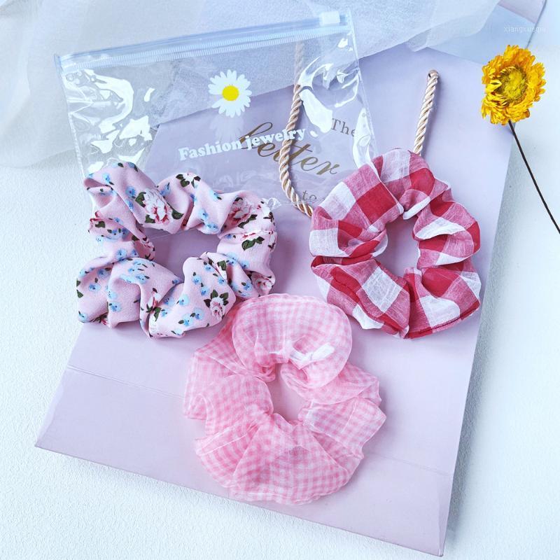 

Hair Clips & Barrettes Kissme 3pcs/set Multicolor Hairbands For Women Korean Lace Floral Scrunchie Fashion Jewelry Elastic Accessories, Golden;silver