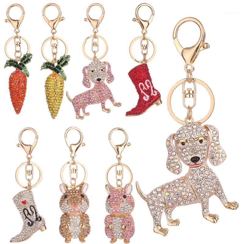 

Key Chian Purse Bag Crystal 8 Styles Keyring Keychain Charm Pendant Gift1