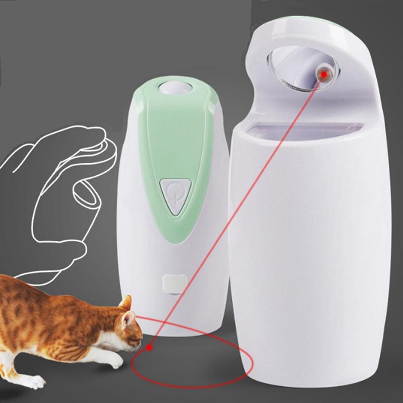 

Automatic Rotate Tease Cat Toy Pet Cat Toy USB Electric Interactive Laser Dog Cats Intelligence Trainning Gato Juguetes