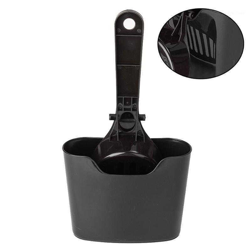 

2pcs in 1 Set Portable Cat Kitten Litter Scoop Pet Sand Shovel and Storage Barrel Cleaning Shovel Tool Set Cleaning Accessories(1