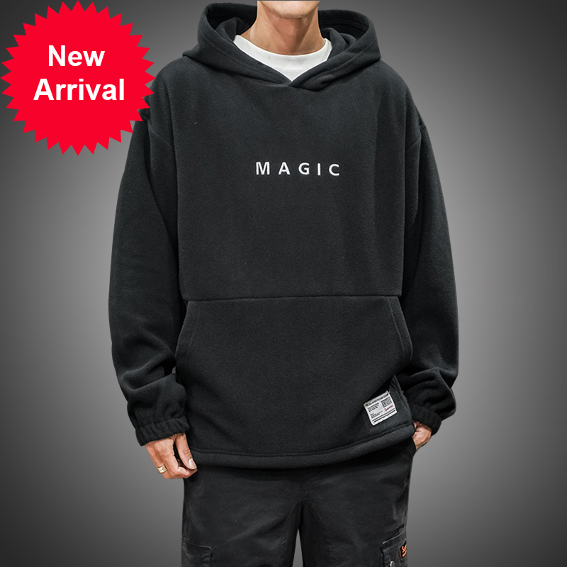 

2020 Autumn men of the velo thicken hip hop pure fleece velvet fabrics thick winter with warm hoodies, Zt9921 khaki