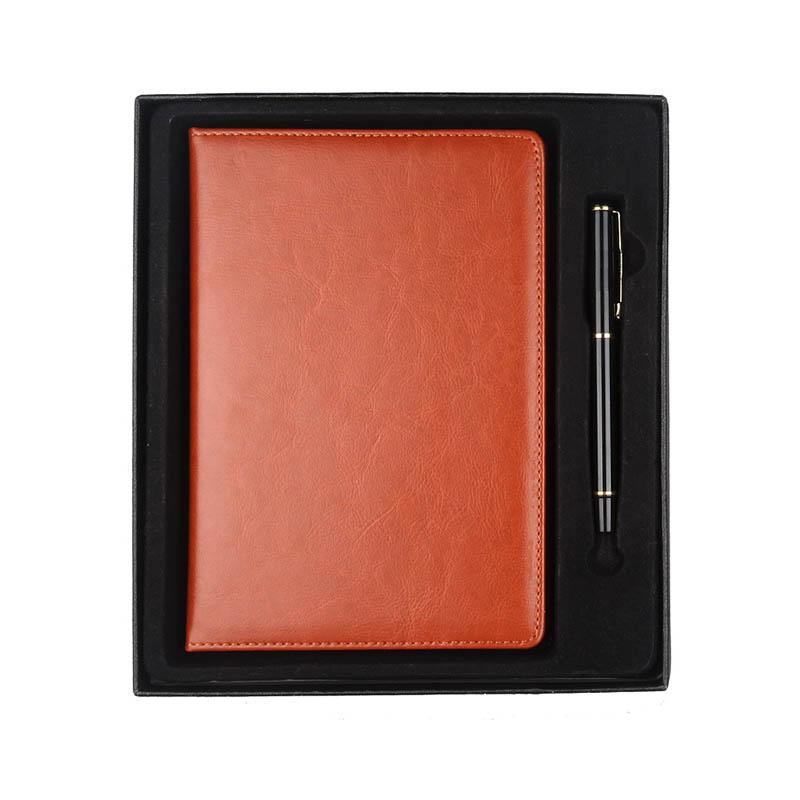 

A5 diary notebook set Retro leather office-Planner Hardcover Notepad student go back school-supplier Business Meeting notebook