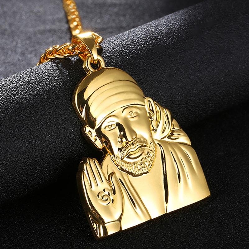 

3 Colors Unique Design Jesus Necklace Accessories for Men Women Religious Ornament Gift Hip Hop Punk Jewelry