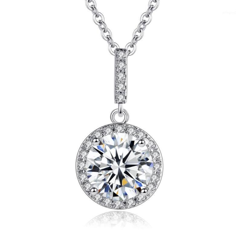 

Chains Fashion Simple Micro-set Round Zircon Necklace Valentine's Day Gift Jewelry1