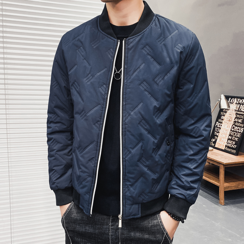 

Winter thick warm wool bomber casual baseball thin college jacket plus size -6XL, Burgundy