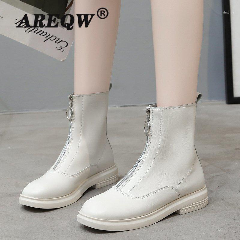 

Boots Women Autumn Early Winter Shoes Fashion Women Ankle Boots Female Booties Black White1, Beige