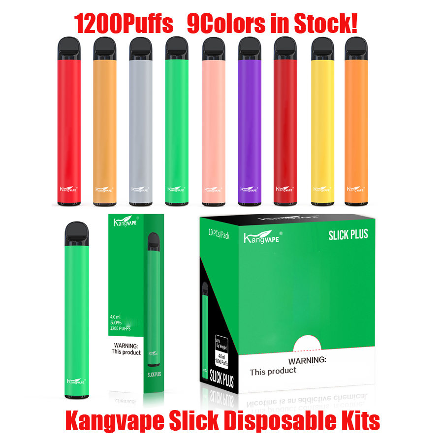 

Authentic Kangvape Slick Plus Pod Disposable Kit 700mAh Battery 4ml Empty Pods 1200 Puff Device System Vape Pen Vs XXL 100% Original