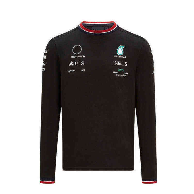 Mens Petronas Luxury Brand Sweatshirts t Shirts Mercedes F1 Formula One Racing Women Casual Long Sleeve T-shirts Benz Lewis Hamilton Team Work Cl-image-755927818