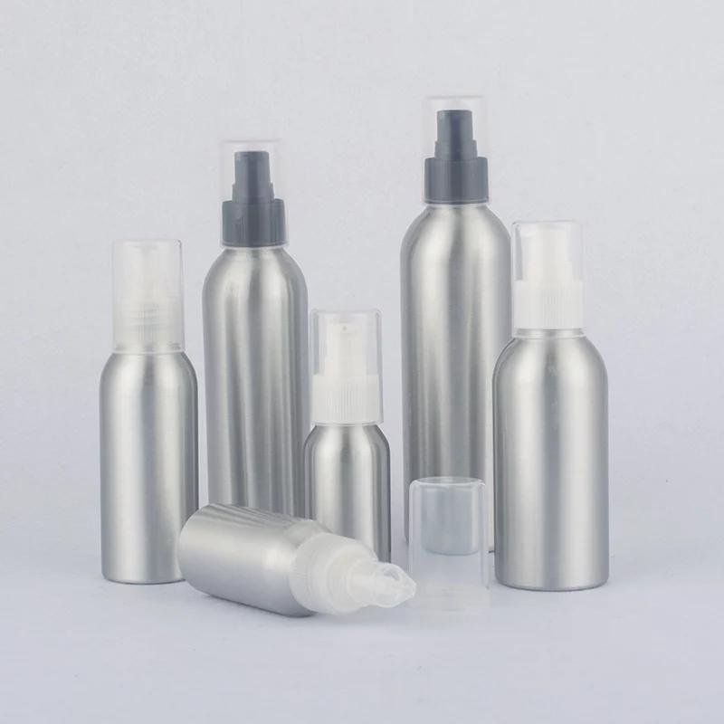 

20pcs 40ml 50ml 100ml 120ml 150ML 250ml empty aluminum lotion bottles with serum pump cosmetic container