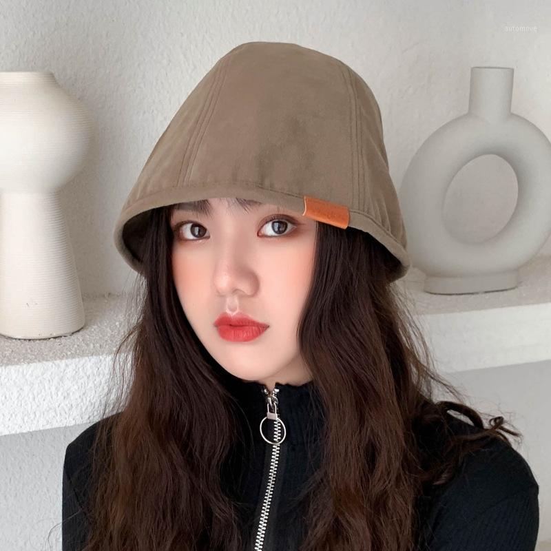 

autumn new solid cotton bucket hat Korean women popular outdoor beach fishing hip hop basin cap summer men fisherman hat Panama1, Beige