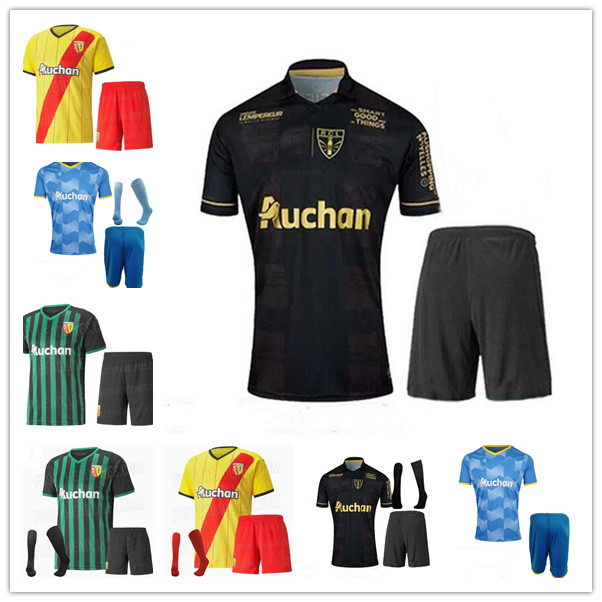 

2022 RC Lens Sainte-Barbe soccer jerseys Kakuta Ganago Sotoca Muinga Medina Bade 2021 maillot de foot Men Kits Kids football uniform