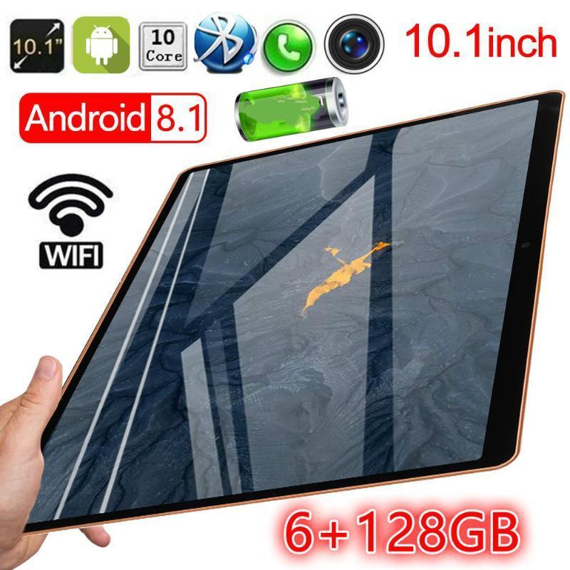 

Tablet Android 9.0 10.1 Inch RAM 6GB ROM 128GB 1280*800 IPS Screen Tablet Octa Core Dual SIM Card Phone 4G Call Wifi Tablets1, Black