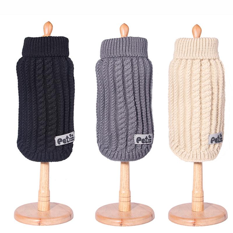 

Dog Apparel Winter Warm Pet Clothes for Small Cats Soft Acrylic Dogs Cat Sweater Puppy York Shih Tzu Pullovers Mascotas Clothing Outfit