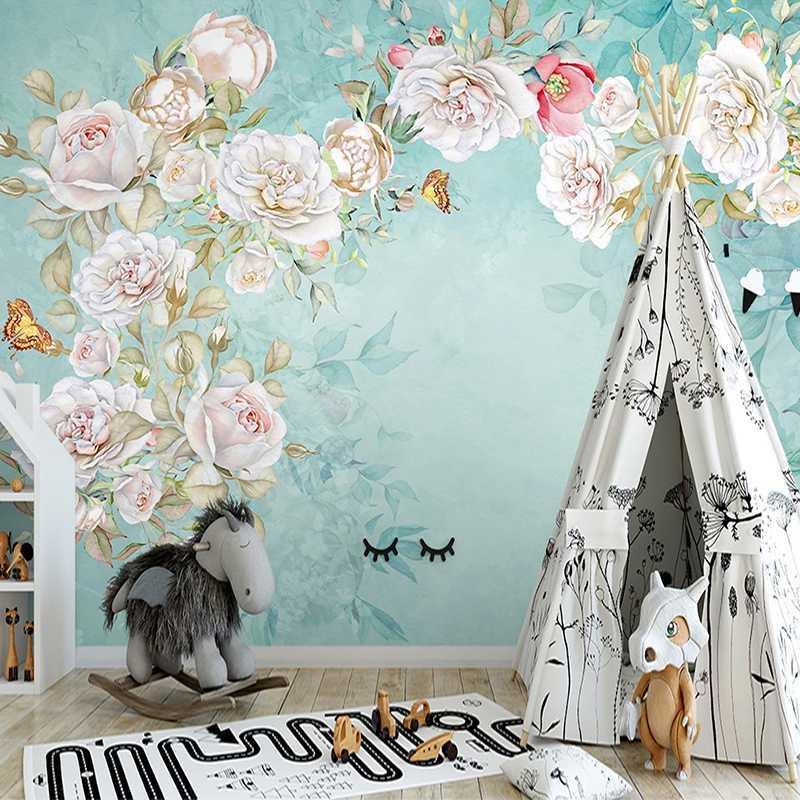 

Custom 3D Hand Painted Plant Flower Oil Painting Photo Wallpaper European Style Bedroom Living Room Dining Room Wall Decor Mural1, As pic