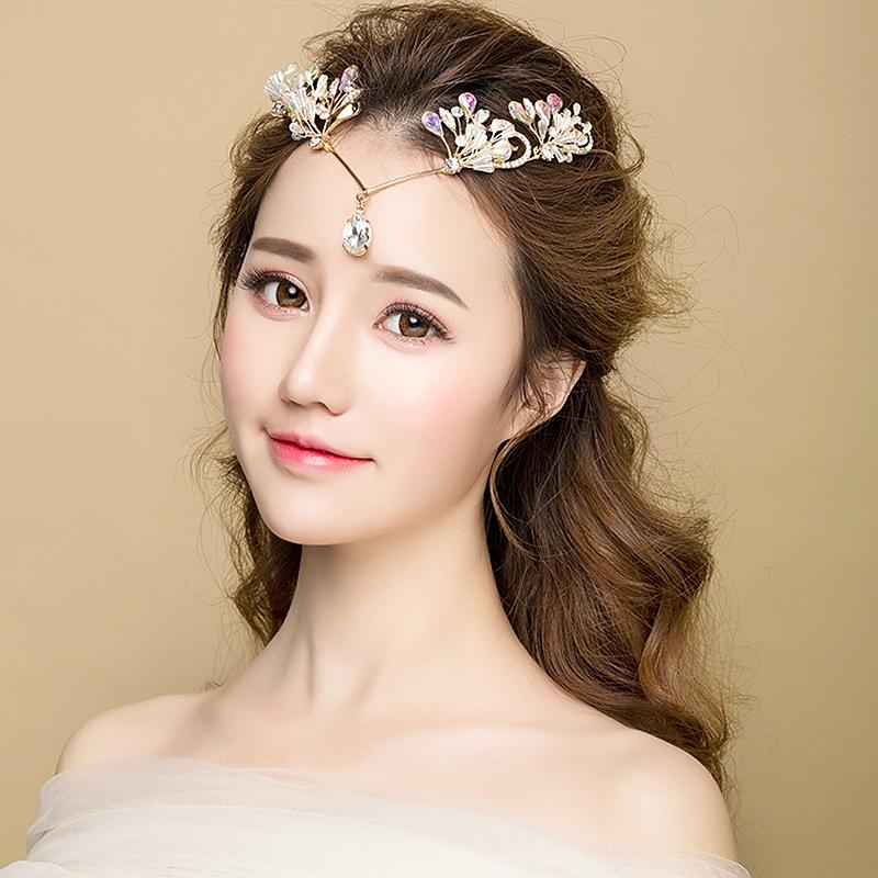 

Bridal Headdress Wedding Dress Accessories Ceremony Handmade Baroque Jewelry 2021 New Ornaments Hair Jewelry