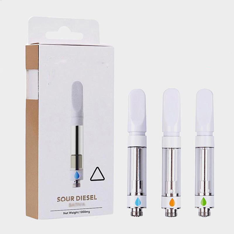 

Pure One Cartridges Packaging 0.8ml 1.0ml 510 Ceramic Coil Tips Vape Cartridge Vaporizer Press-in Pureone Empty Carts M6T Fast Shipping