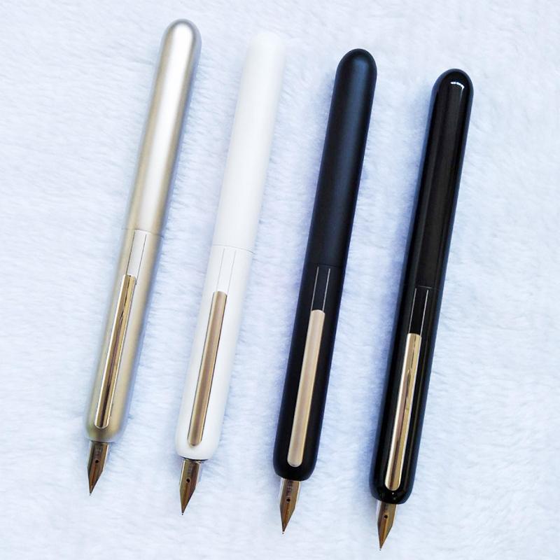 

New style novel fountain pen rotating ink pen Dialog series 14K gold tip black 0.5mm1, Red