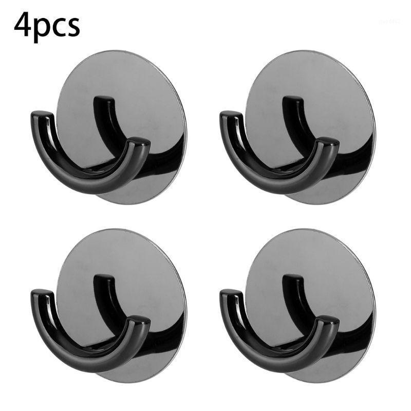 

Self-Adhesive Hooks Anti Skid Heavy Duty Hook Brushed Stainless Steel Waterproof Wall Hanger, Stick on Hook Hanging Towel Robe1