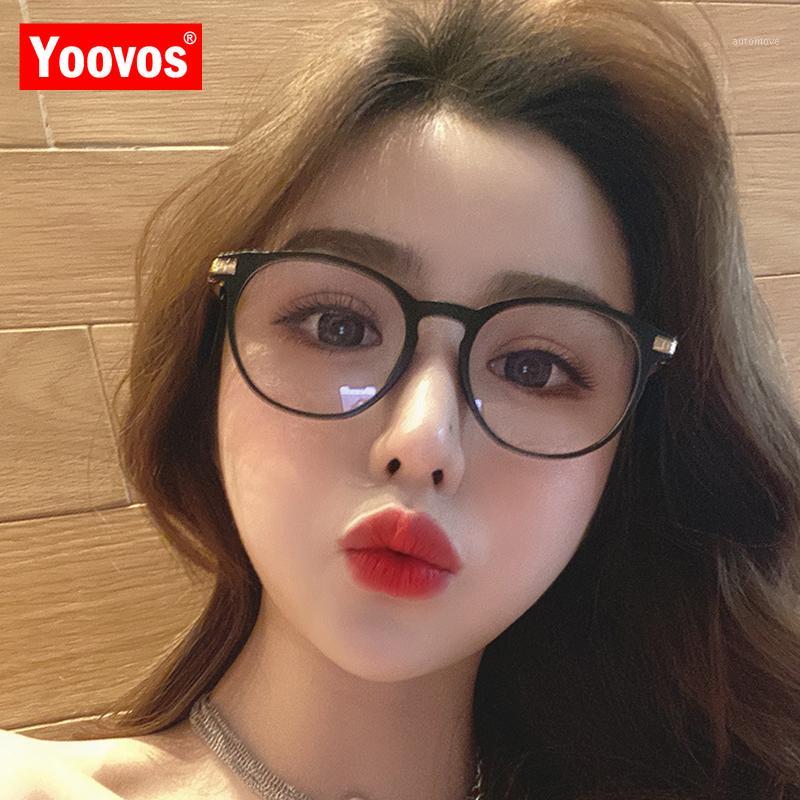 

Yoovos Retro Glasses Frame Women 2020 Round Glasses For Student Luxury Eyeglasses Frames Women Clear Lens Goggle Gafas De Mujer1
