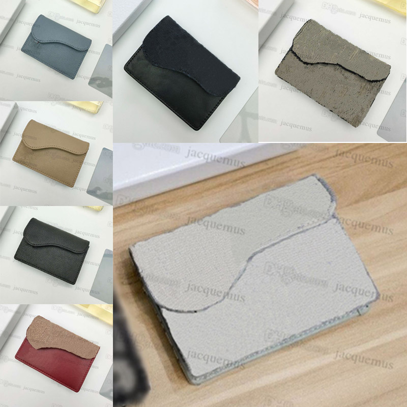

mens womens fashion wallets short small lotus saddle purse oblique flip designer card holders coin Wallets for men, Red;black