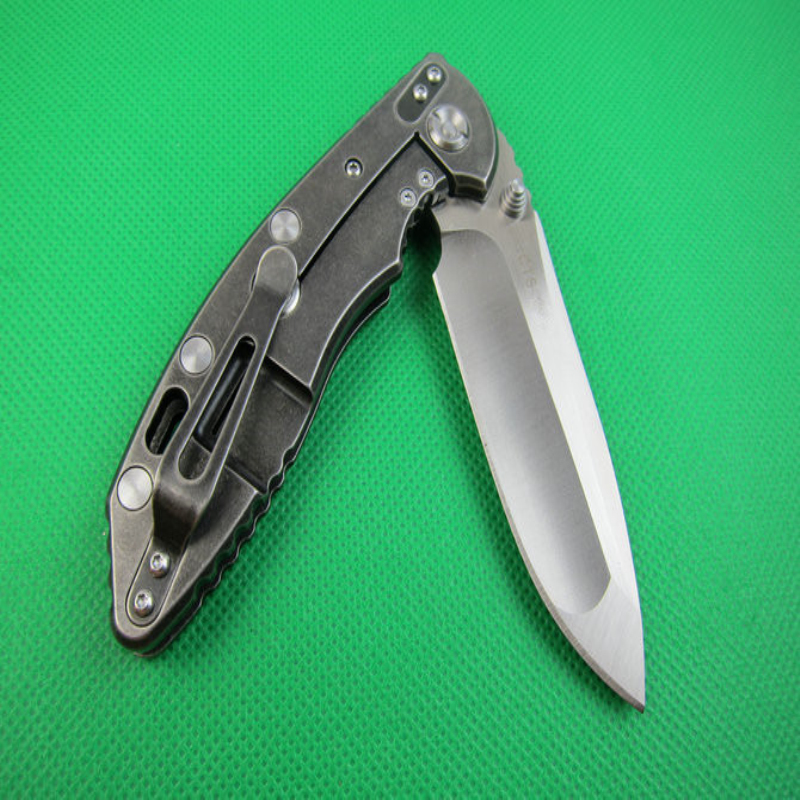 

XM-18 high carbon black knife 60-62HRC handle D2 high speed steel copies M390 titanium Camping Pocket EDC knife