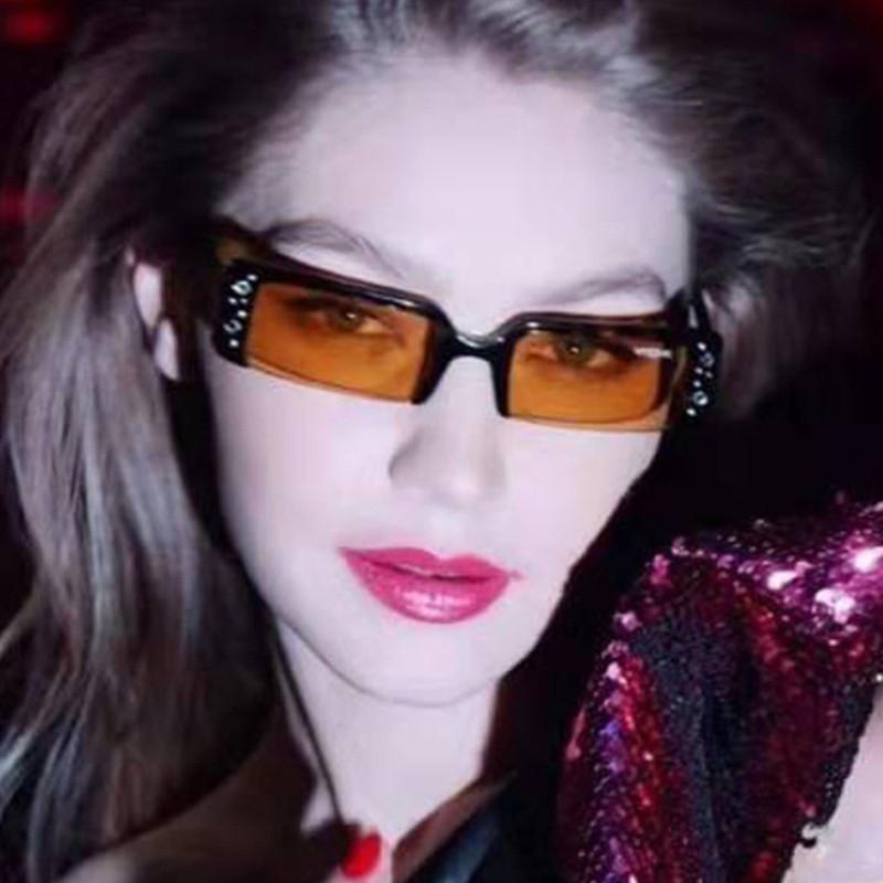 

Diamond Half-frame Trendy Luxury Sunglasses Fashion Female Classic High-quality Wild Personality Street Photography Sun Glasses