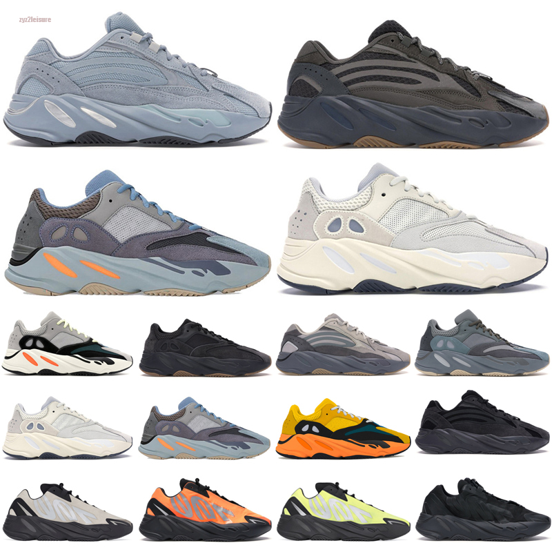 

2021 Top Quality Kanye Run Shoes Inertia Reflective Tephra Solid Grey Utility Black Vanta Men Women Sport Sneakers, Color 9