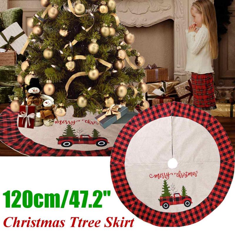 

Christmas Tree Skirt Snowman Santa Claus Carpet Door Mat Xmas Tree Decor Natal Skirts Ornaments New Year Decoration navidad