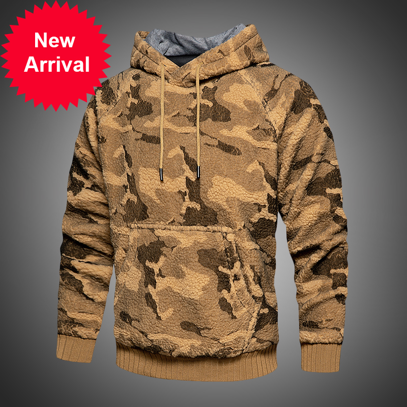 

Male hoodies'velour camouflage 2020 hot new thick winter casual hoodie streetwear with man' hood, Y09 blue