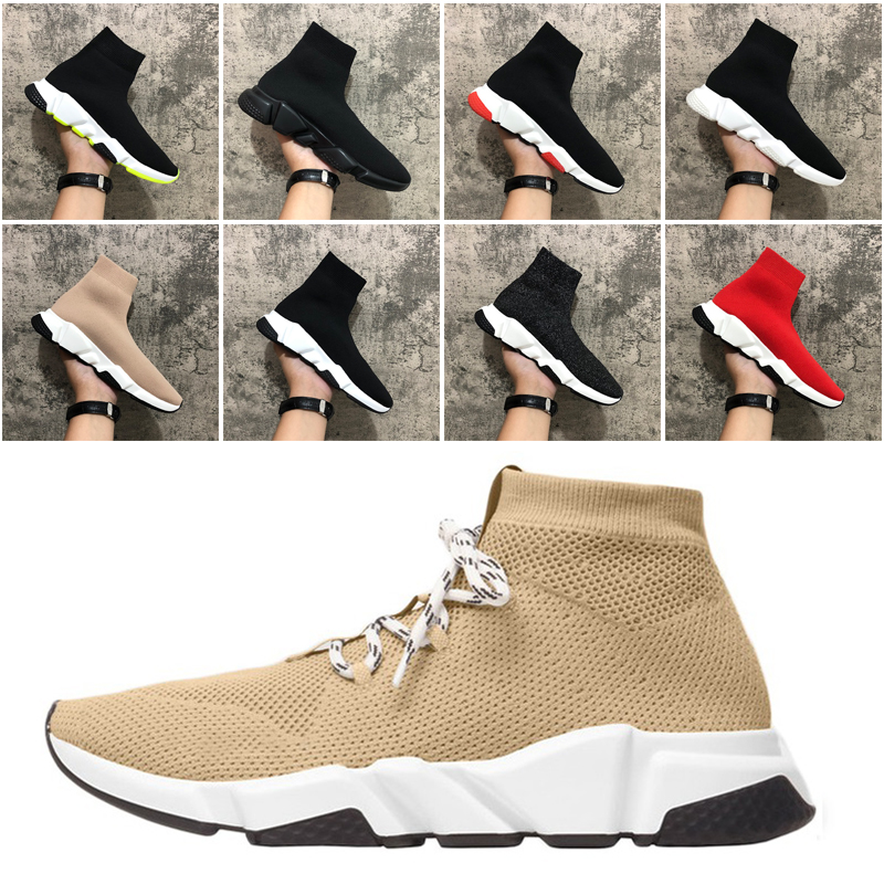 

2021 Sock Sports Shoes Trainer Womens Mens shoes triple black white red Sneakers Socks Boots Platform Trainers