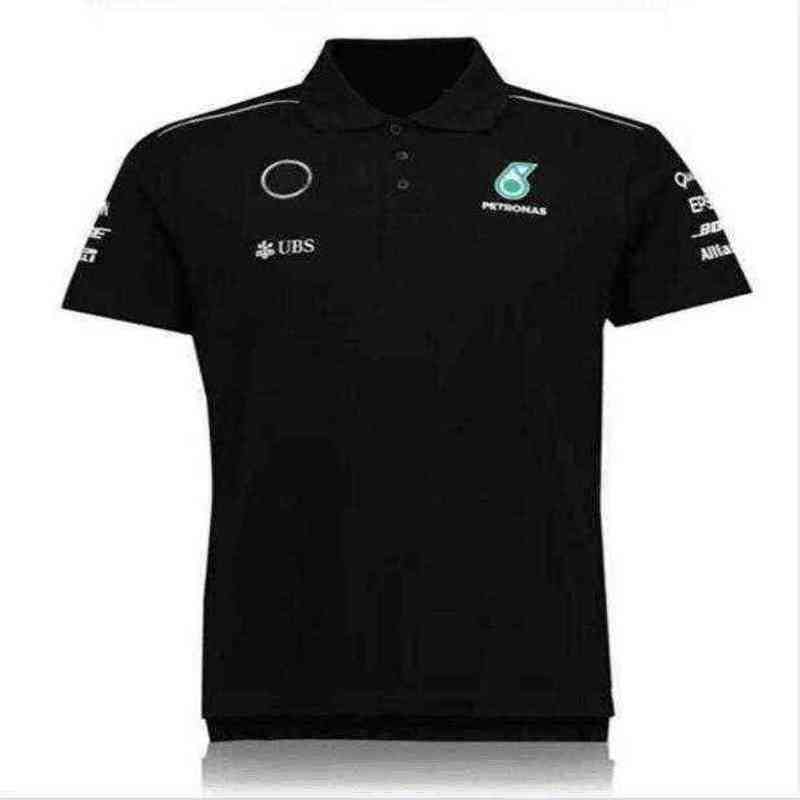 Luxury Men's Petronas Designer t Shirts Mercedes Top F1 Formula One Racing Polos Women Casual Short Sleeve T-shirts Benz Polo Lewis Hamilton-image-755927136