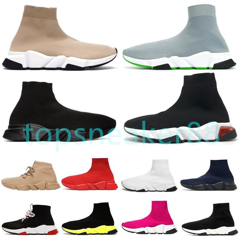 

Good quality socks shoes graffiti speed sneaker run three black beige flash fashion clear only women men sports sneaker, Running shoes