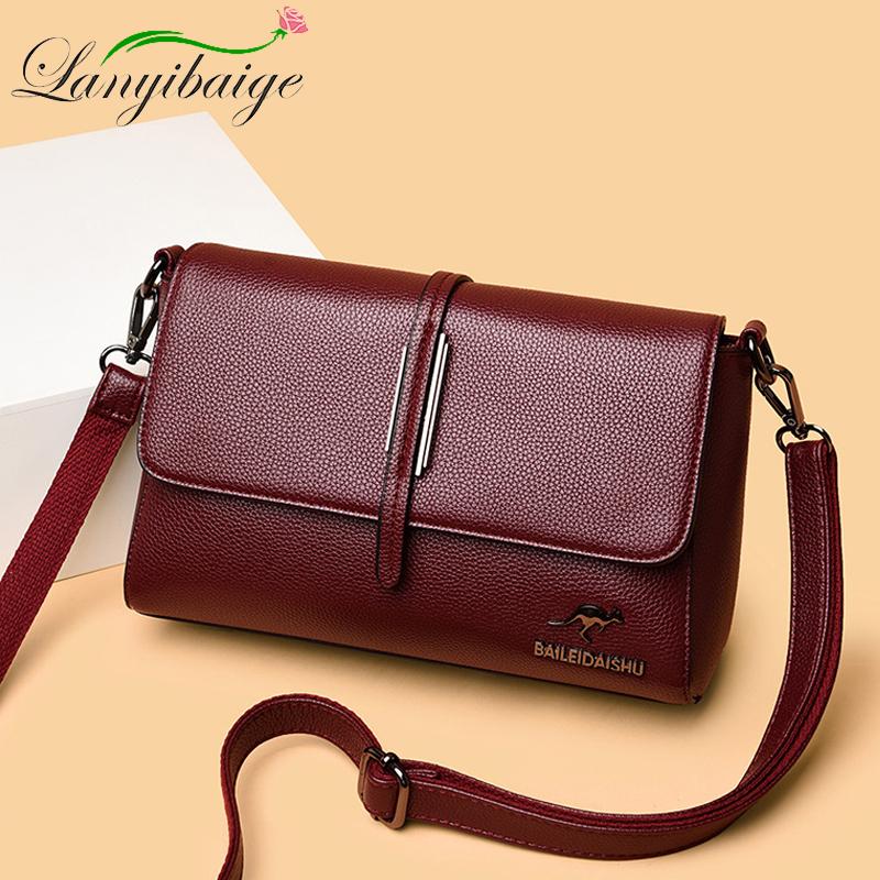 

LANYIBAIGE 2020 Luxury Handbags Ladies Bag Designer High Quality Ladies Handbags Messenger Bags Shoulder Messenger Bags, Black