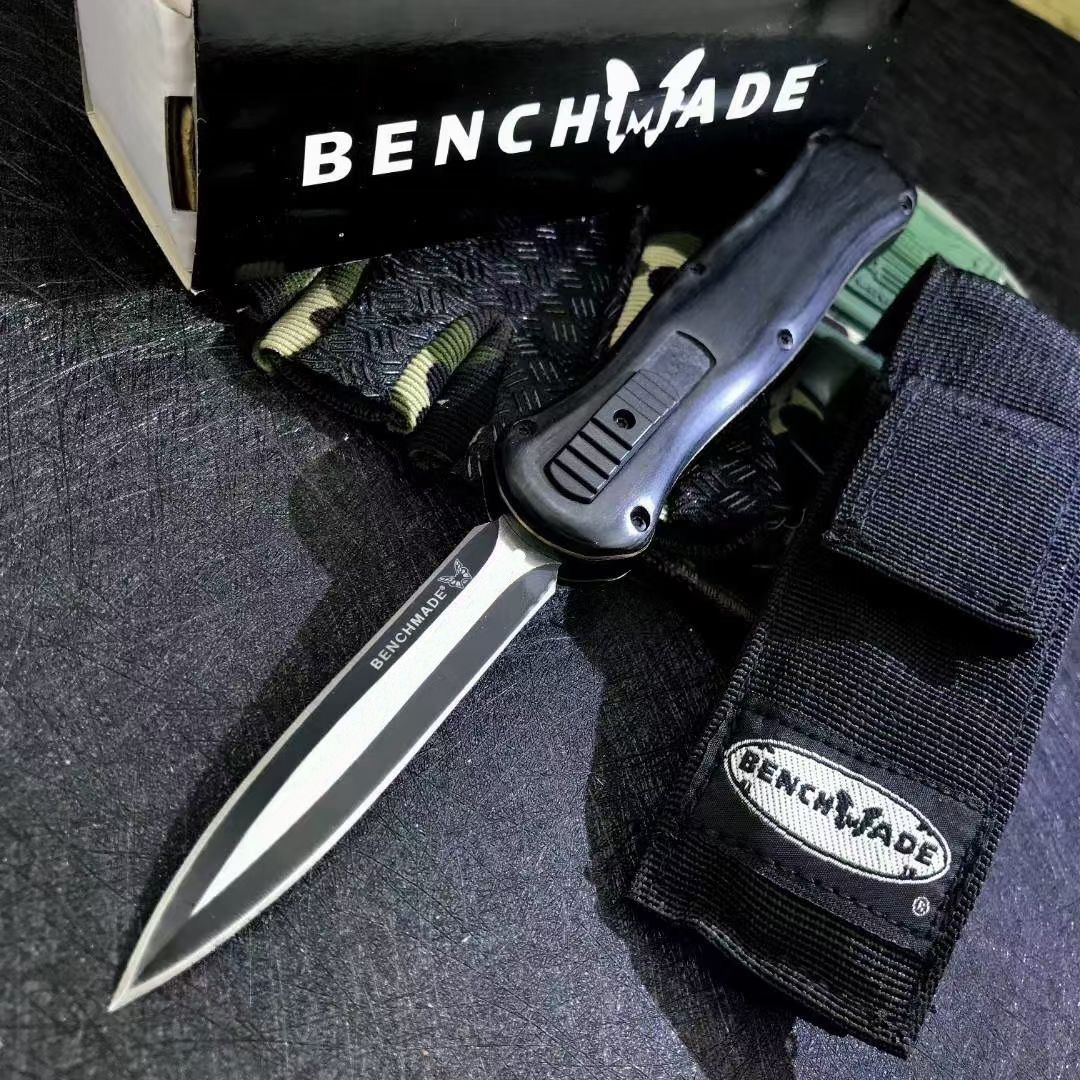 

Benchmade BM A017 knife Straight out of the double front Automatic knife D2 blade camping Tactical BM 3551 3400 4600 3310 7035 3300