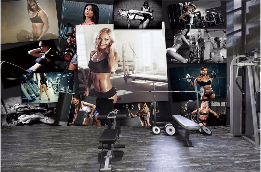 

3d wallpaper custom mural Sexy beauty fitness photos painting 3d wall murals wallpaper for walls 3 d living room home decor, As pic