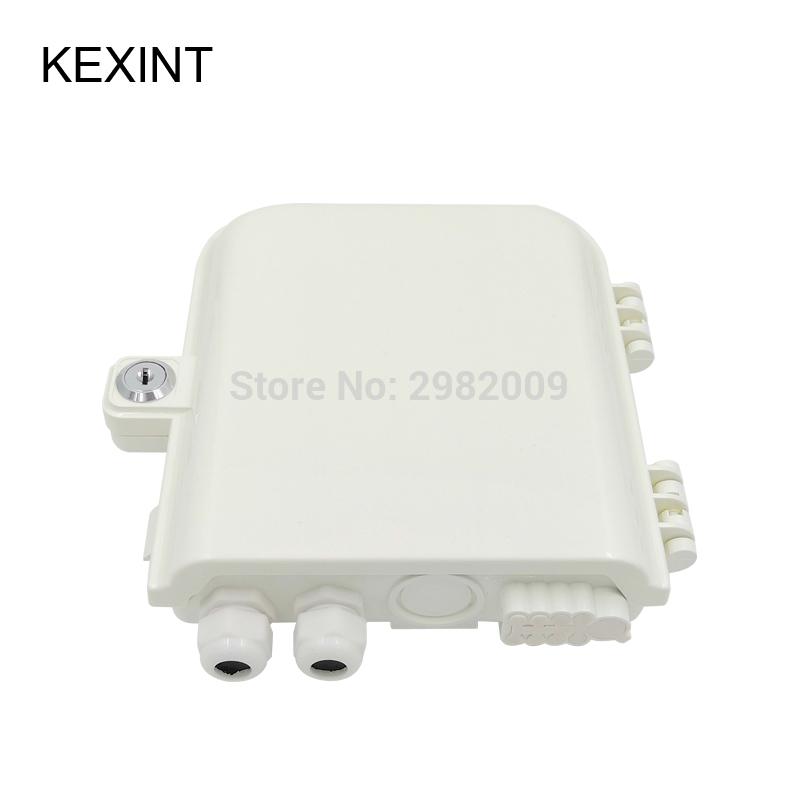

FTTH 8 cores ABS Material Terminal Cable Indoor/Outdoor Fiber Optic Distribution Box 10pieces