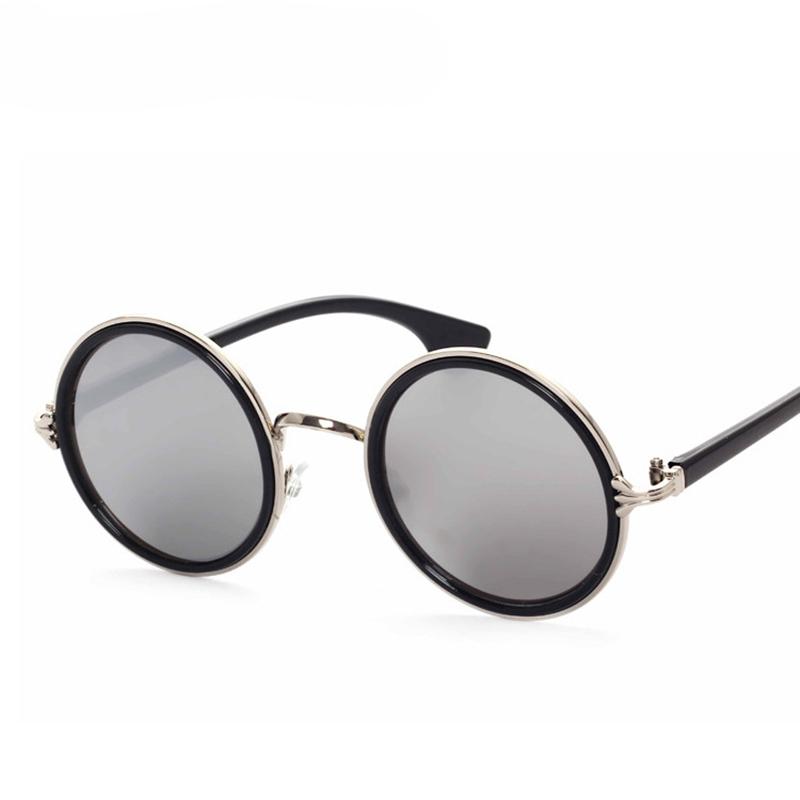 

Vintage Round Metal Frames Sunglasses Women Men Retro Fashion Brand Mirror Lenses Sun Glasses For Female Male oculos Eyewear