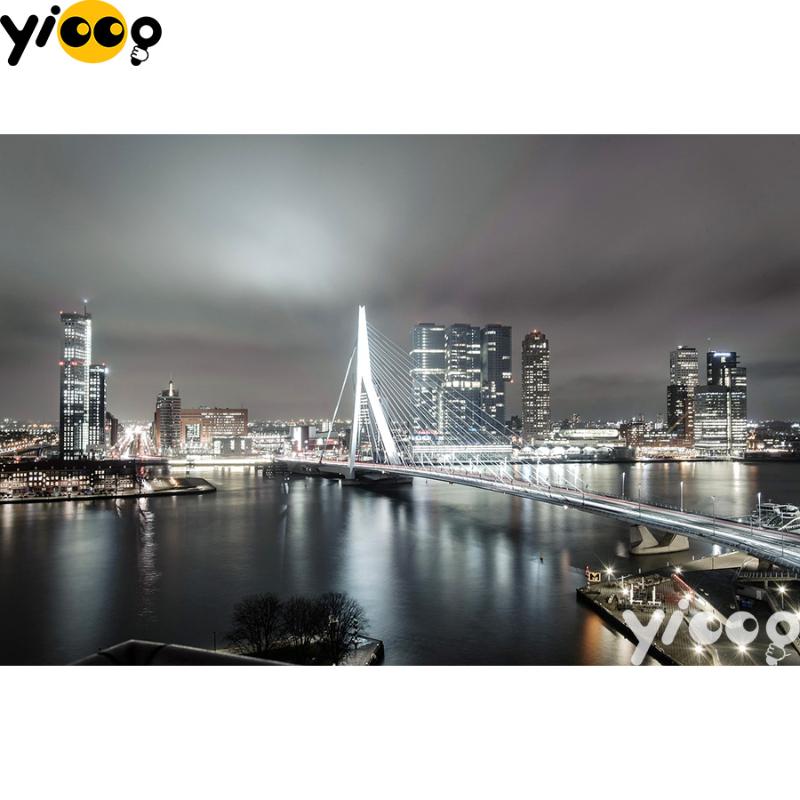 

Full Square/Round drill diamond Painting Rotterdam skyline 5D DIY diamond embroidery Rhinestones mosaic Decoration BX1070
