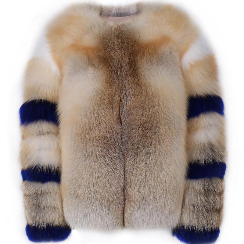 

real lady jacket women natural fur outwear, Multi