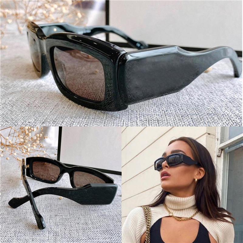 

New 2021 Trend popular women men sunglasses 0071 fashion plank square full frame glasses Retro wild style top quality UV400 Protection