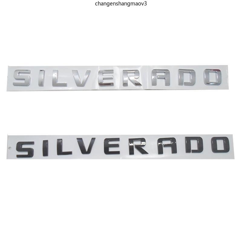 

Car Styling Silverado Letter Tail Trunk Emblem Badge Sticker Decal For Silverado