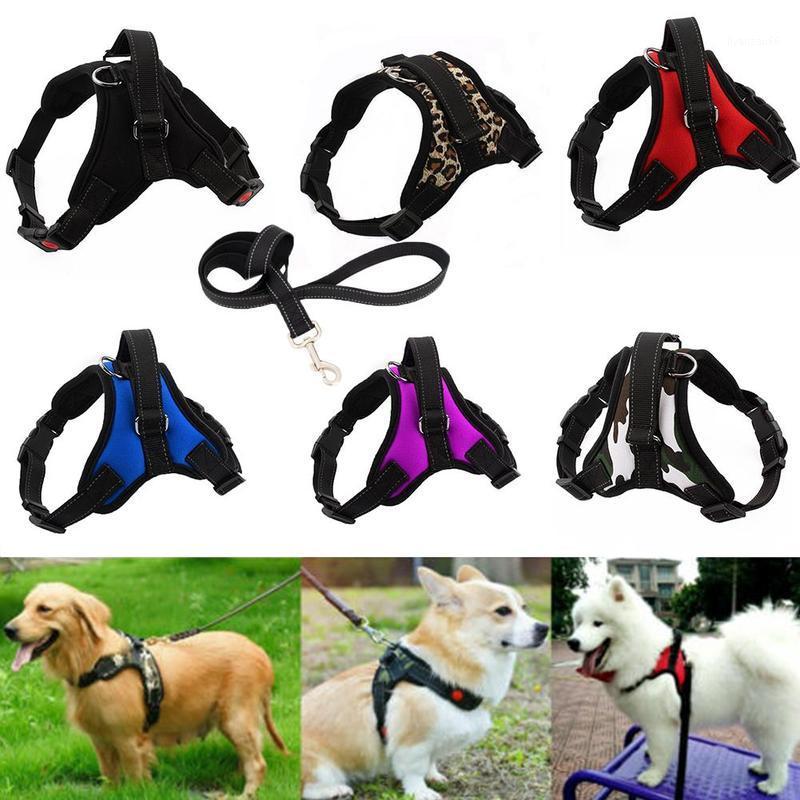 

Adjustable Nylon No Pull Dog Harness Vest For Big Dog Harness Large Leash  Medium Pet Supplies Vest Pet Collar Accessories1