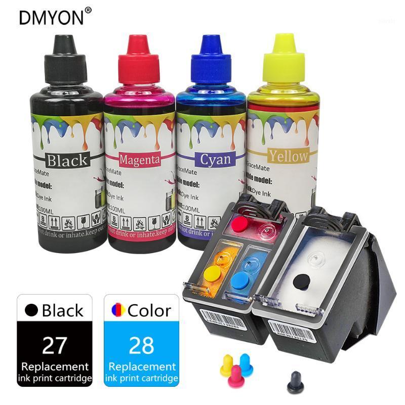 

DMYON 27 28 XL Cartridges for Printer Ink Compatible for Deskjet 3320 3322 3420 3425 3450 3520 3520v 3550 3620v 3650 3650v1
