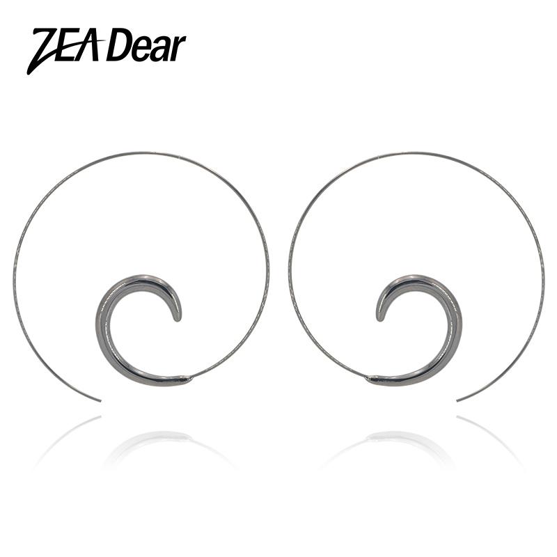 

ZEADear Jewelry Basketball Wives Earrings 2020 Big Hoop Earrings Big For Women Fairy Heart For Party Daily Wear Gift