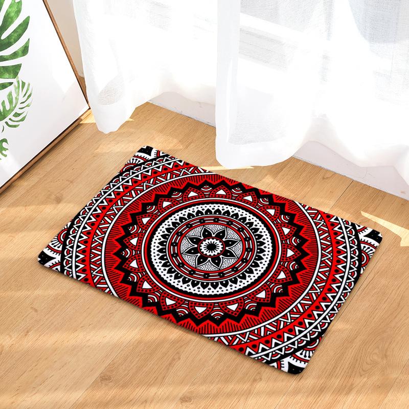 

New Arrival Vintage Entrance Anti-Slip Doormat Carpet Bedroom Rug Decorative Stair Mat Anti-Slip Floor Mat Area Rugs, D2984 7