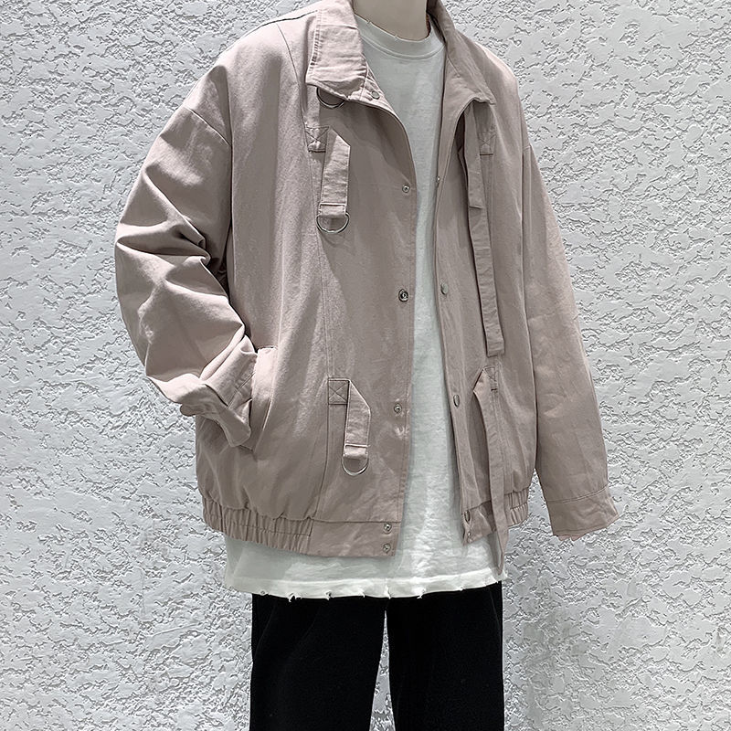 

Spring 2021 Men's New Youth Character Jacket M-5xl NKJO, Pink