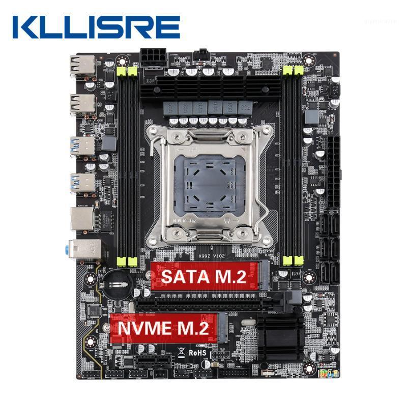 

Kllisre X99 Desktop motherboard LGA 2011-3 LGA2011-3 with dual M.2 NVME slot Support four channels DDR4 ECC SATA3.0 USB3.01